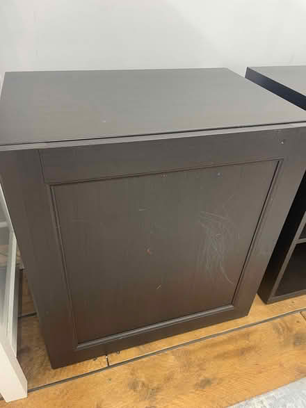Photo of free Dark wood cabinet (2 sections) (Esher KT10) #2