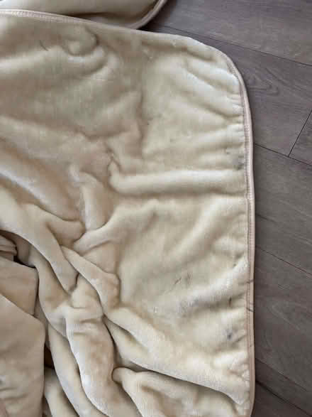 Photo of free Beige very soft polyester throw, 190x220cm (Chelsea Harbour SW6) #2