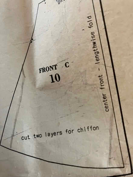Photo of free Vintage Vogue dress pattern (Malvern Link WR14) #3