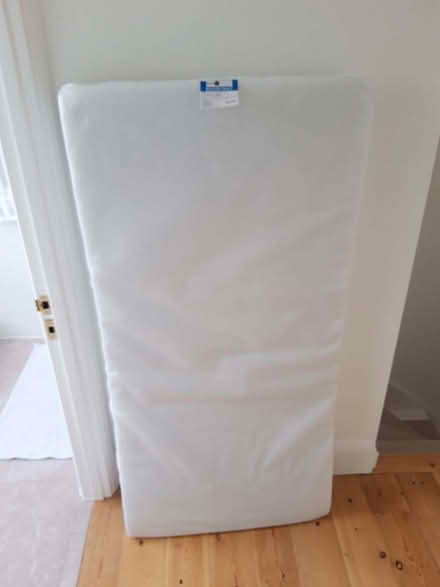 Photo of free Cotbed/Toddlerbed mattress (140cm x 70cm) - never used/spare (Walthamstow Village E17) #1