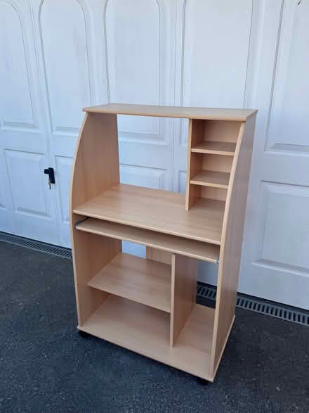 Photo of free Upright computer desk with sliding tray (The Hythe, Maldon CM9) #1