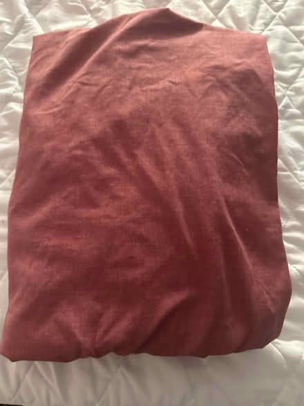 Photo of free King Size Fitted Sheet Dusky Red (Holland Park W11) #1