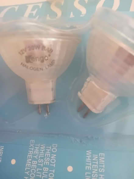 Photo of free Set of 3 x 20w MR16 bulbs (Bilton HG1) #1