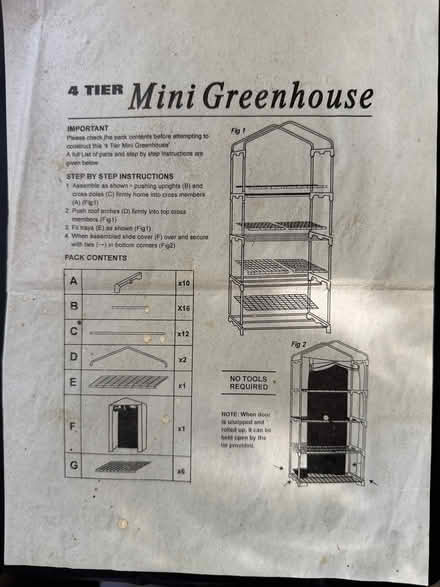 Photo of free Shelving unit for growing plants etc. (Priestwood RG42) #1
