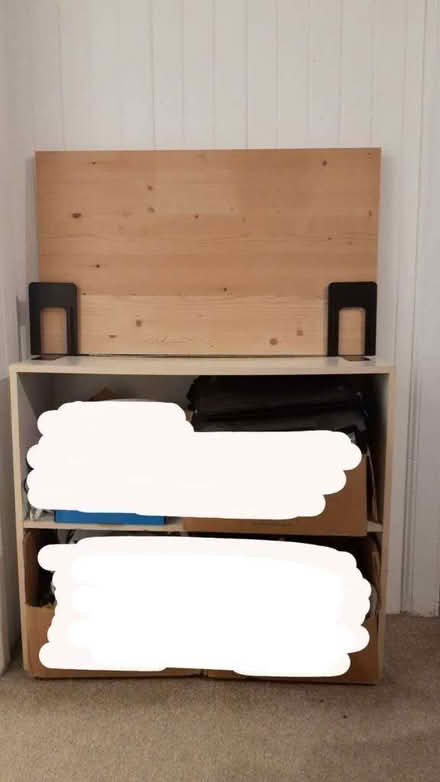 Photo of free Upcycled Fold-Down Desk / Storage Shelf Unit (Letham DD8) #1