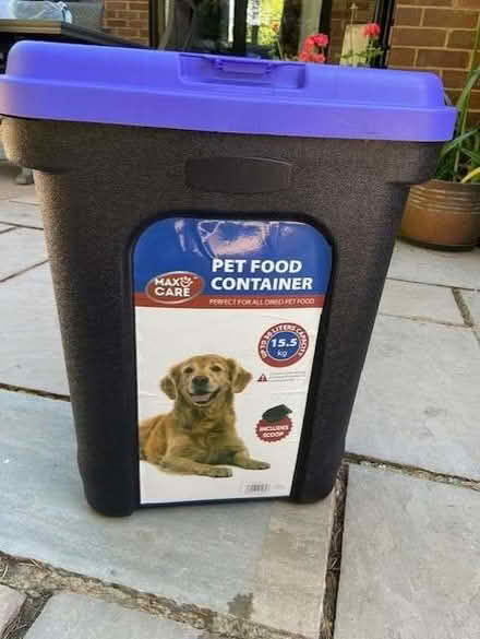 Photo of free Pet food container (Farnborough Park GU14) #1