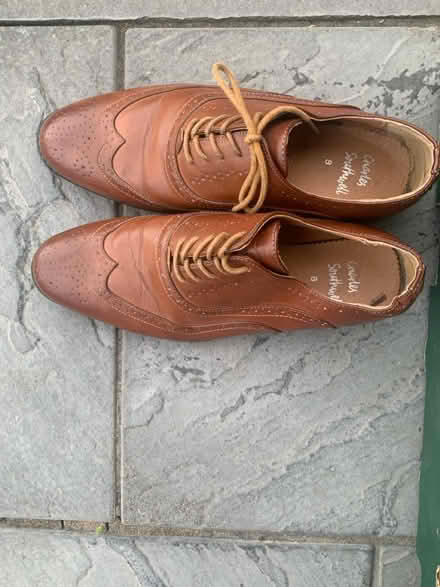 Photo of free Size 8 brown shoes (Loughborough LE11) #1