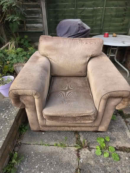 Photo of free Arm chair (Bletchley MK3) #1