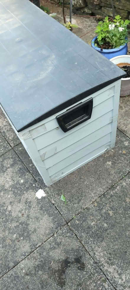 Photo of free Garden / patio storage box beige & brown (Northowram HX3) #3