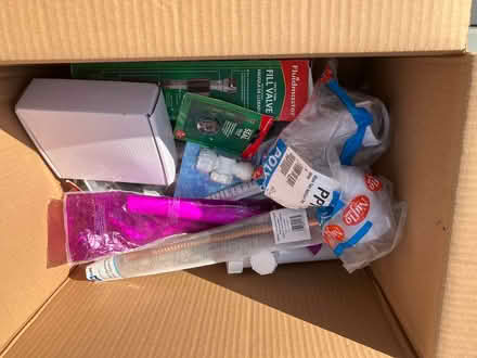 Photo of free Box of assorted plumbing hardware (Chiswick W4) #1