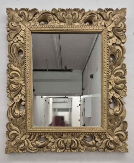 Photo of free Mirror with hand-carved frame (Davenport / Dovercourt) #1