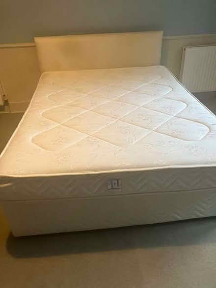 Photo of free King Size Bed with Mattress and Headboard (Temple Sowerby CA10) #1