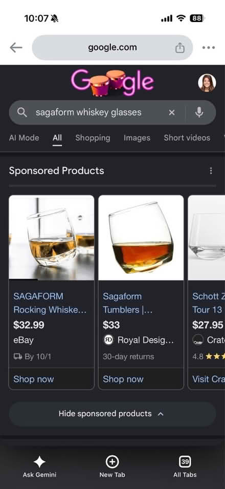 Photo of free Whiskey Glasses (South End) #2