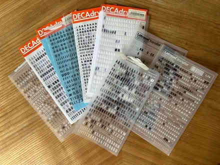 Photo of free Letraset and Decadry lettering (Leytonstone E11) #1