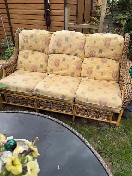 Photo of free Solid bamboo 3 seater (NN8 Queensway) #1