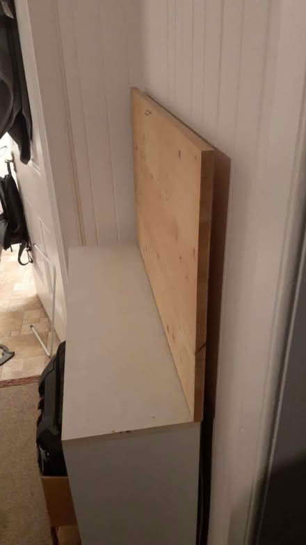Photo of free Upcycled Fold-Down Desk / Storage Shelf Unit (Letham DD8) #4