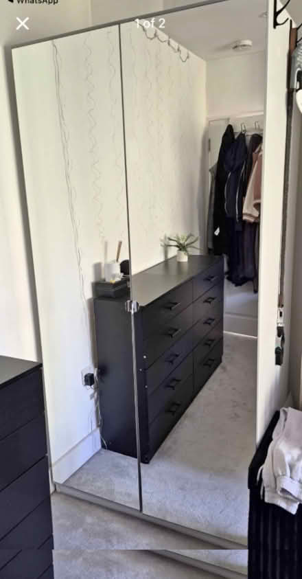 Photo of free Two PAX mirrored doors (Putney Vale SW15 3) #1