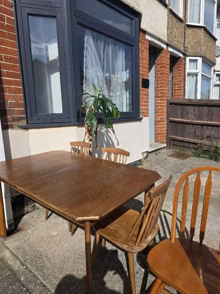 Photo of free wooden dining set (Westbourne IP1) #3
