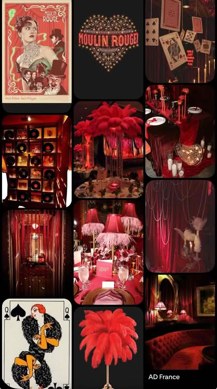 Photo of Decoration for a Moulin Rouge/Burlesque party (Osney OX2) #1