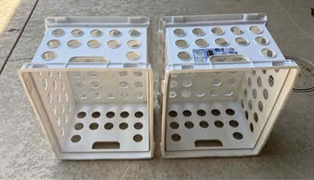 Photo of free Sterilite storage crates for files (1075 Valencia Avenue) #3