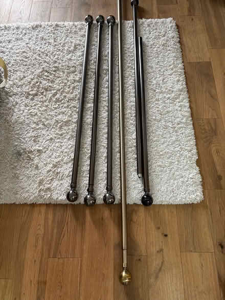 Photo of free Various curtain poles (Stone, Berkeley GL13) #1