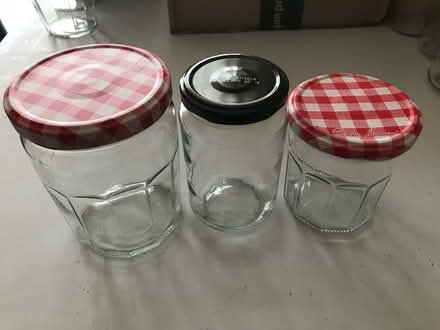 Photo of Bonne Maman jam jars (SE10 near Deptford Bridge DLR) #1