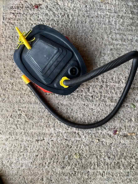 Photo of free Two paddles and a dinghy foot pump (Cam GL11) #1