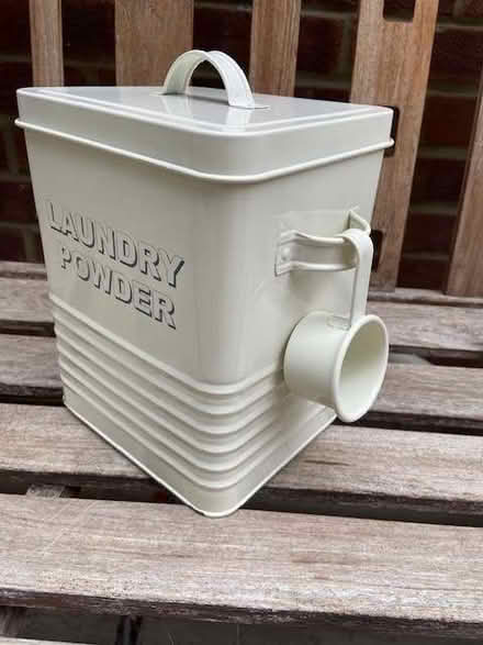 Photo of free Cream enamelled tin kitchenware (Farnborough Park GU14) #2