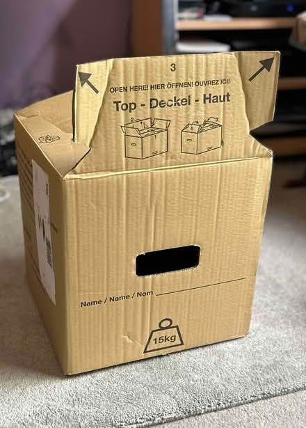 Photo of free Medium 15kg moving box (Monks Hill CR2) #1