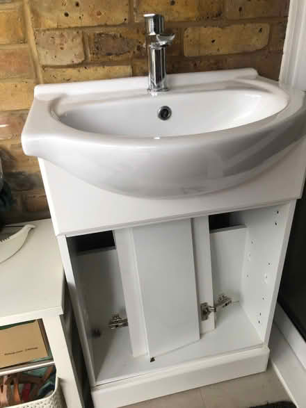 Photo of free Basin And Cupboard (Littlebourne CT3) #1