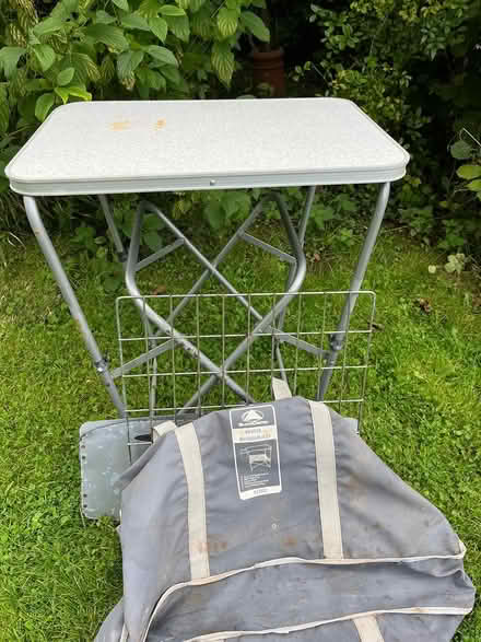 Photo of free Fold up camping table (WR6 5AS Bishops Frome Hfds) #1
