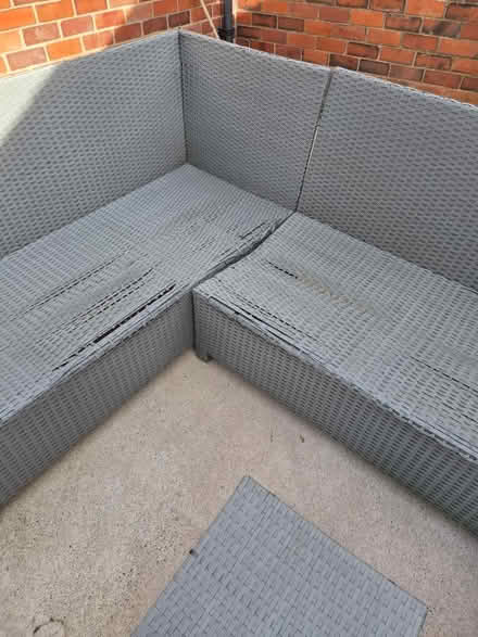 Photo of free Garden Corner Sofa and Stools (Wrexham LL14) #3