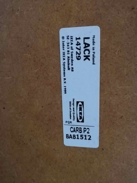 Photo of free Ikea black mini-table 35" long x 10" wide x 20" high (Bradleys Both BD20) #2