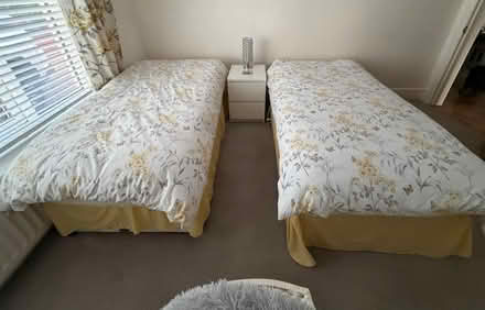 Photo of free X2 single storage beds + mattess (NE15 0DY) #1