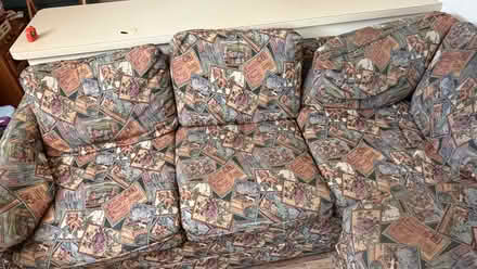 Photo of free Two-piece couch (West Menlo) #2