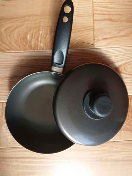 Photo of free Small aluminium frying pan with lid (Central Lancaster LA1) #1