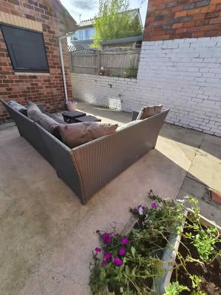 Photo of free Garden Corner Sofa and Stools (Wrexham LL14) #4