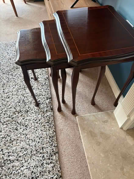 Photo of free Coffee Table Set of 3 - Mahogany (Meppershall SG17) #1