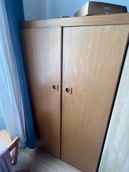 Photo of free Tall wooden cupboard (G12 8NU, Glasgow) #1