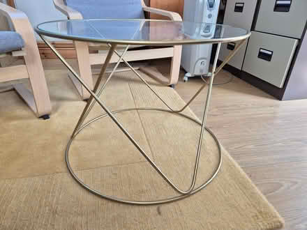 Photo of free Round glass top coffee table (Droitwich WR9) #2