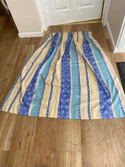 Photo of free 3 pairs blue/yellow curtains (Priorslee TF2) #1