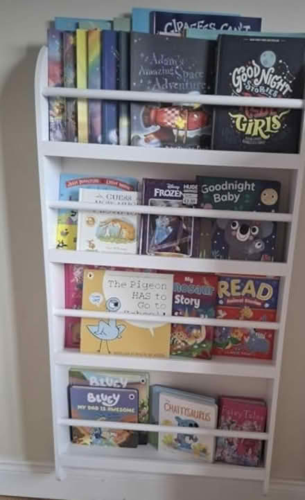 Photo of free Wall mounted book shelves (111 Oakwood Court) #1
