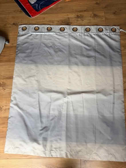 Photo of free Pair of grey eyelet curtains (Colliers wood CR4) #1