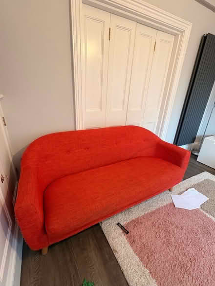 Photo of free Orange sofa (Sevenoaks TN13) #2