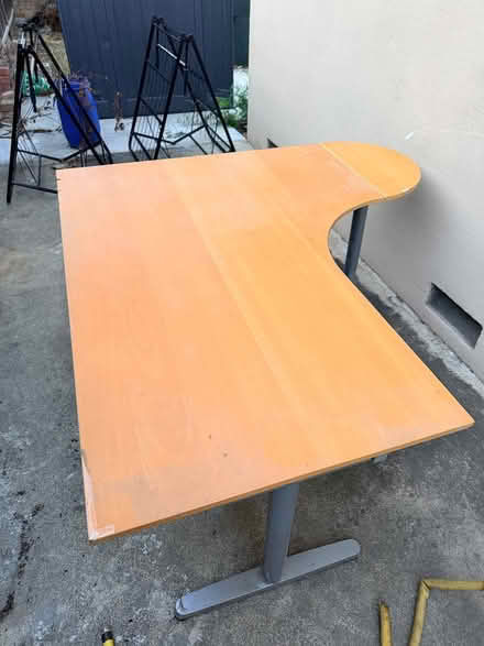 Photo of free Large L desk (Near Fremont and Mary ave) #1