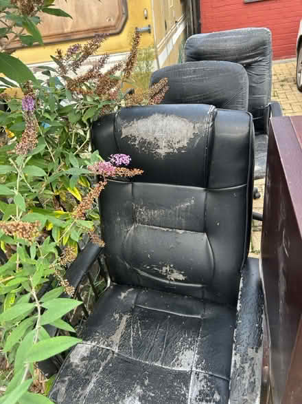 Photo of free 3 Used office chairs (Mitcham) #3