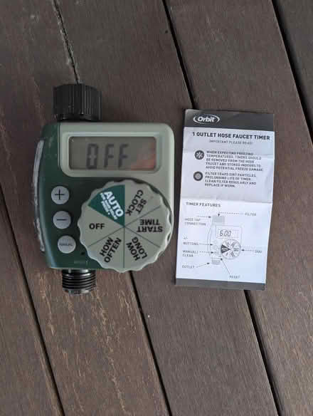 Photo of free Programmable Hose Faucet Timer (Teele Square) #1