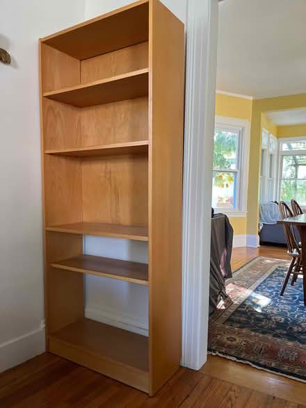 Photo of free Wooden bookshelve (75 Jerome St W.Medford) #1