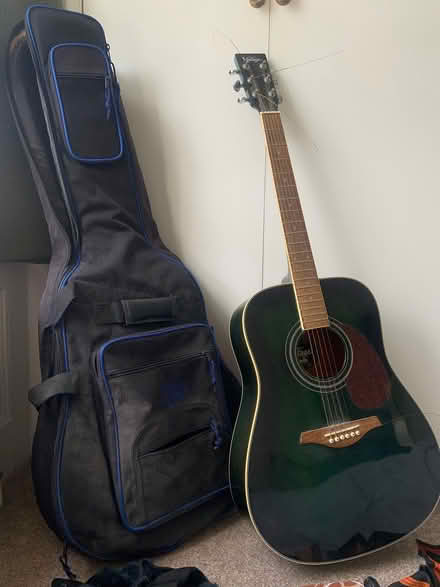 Photo of free Acoustic guitar with case and accessories (Kemptown BN2) #2