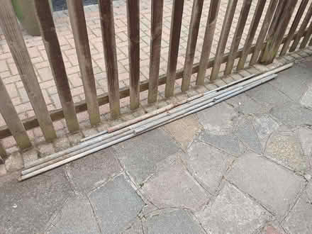 Photo of free Galvanised tubes. Ideal for tomato plant stakes (Welling DA16) #1